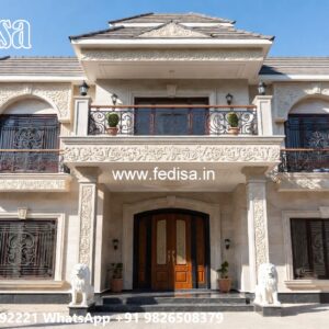 Luxury Villa Landscaping Single Storey House Design No-4174