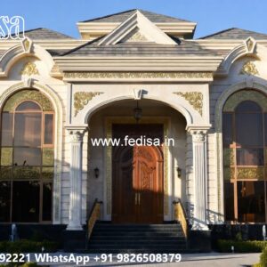 Small Classic Villa Design Inspiration Home Entrance Design No-4181