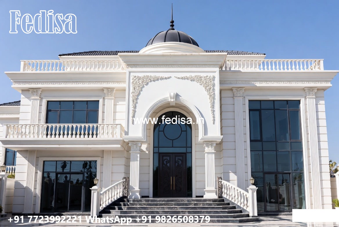 Classic Villa Design With Swimming Pool Korean House Design No-4183