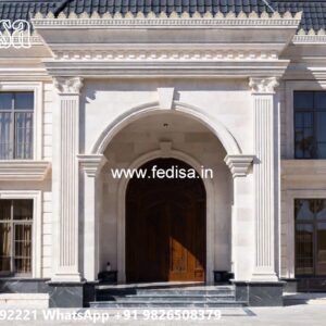 #traditionalarchitecture Front View Of House No-4189