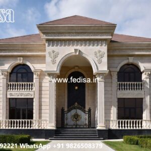 Luxury Classic Villa Mediterranean House Design No-4272