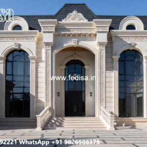 Villa With Columns Design 2 Bedroom House Plans 3d No-4282