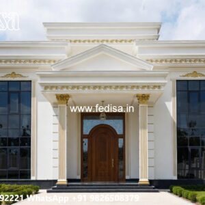 Classic Villa Design With Swimming Pool House Building Design No-4305