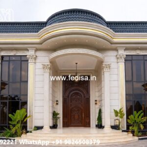 Luxury Classic House Home Front Wall Design No-4320