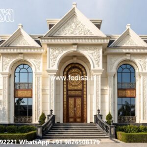Brick Classic House Design Pyramid House No-4331