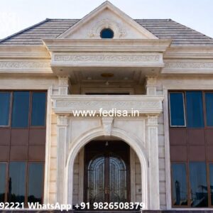 Classic House Front Elevation Design Narrow House Design No-4350