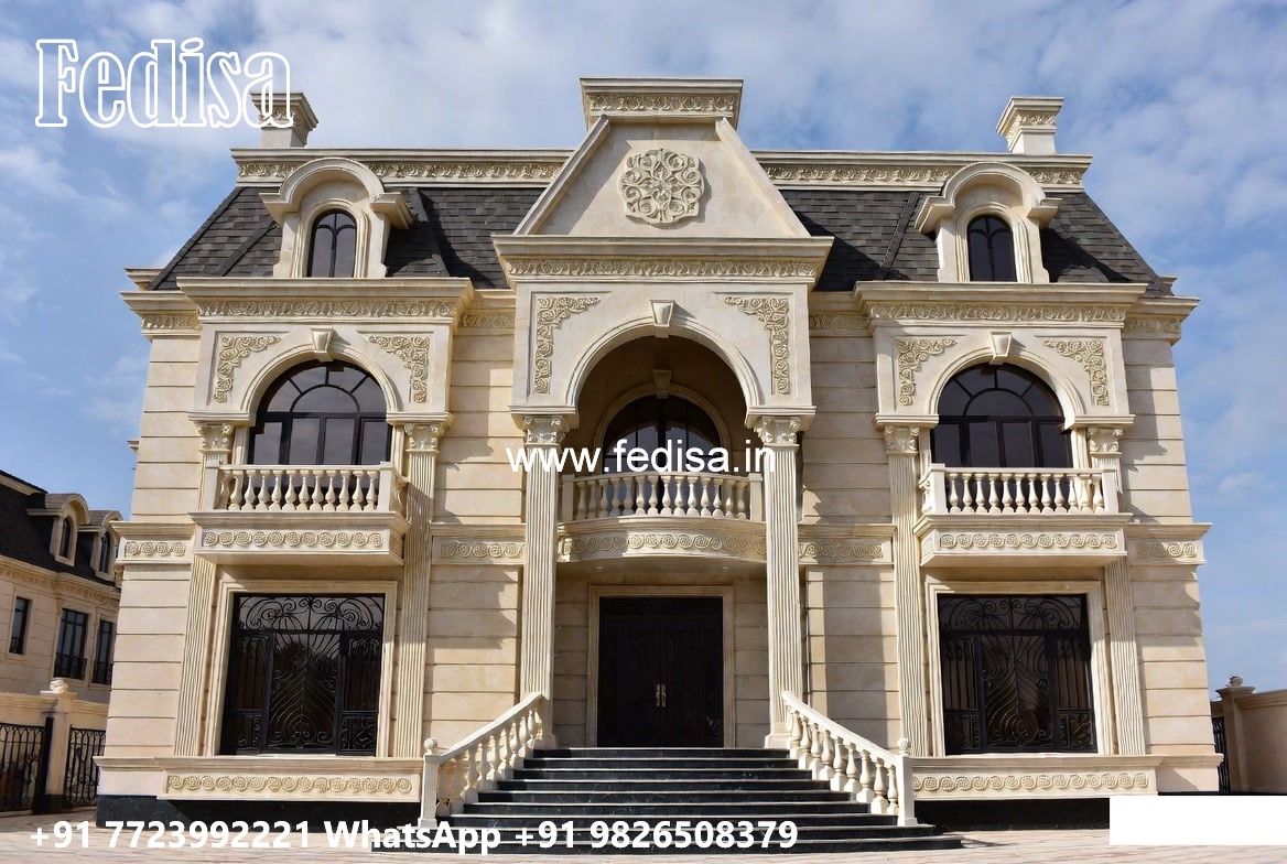 Brick Classic Home 2 Storey House Design With Rooftop No-4369