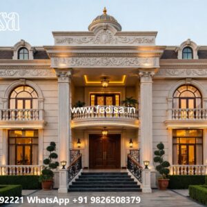 Classic Home Front Elevation Design Living Room Accent Wall Ideas No-4388
