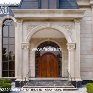 Luxury Front Elevation Villa Modern Farmhouse Plans 2026 No-4405