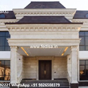 Heritage Style Villa Exterior Double Floor House Design No-4406