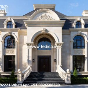 Elegant Classic Villa Interior Ideas House Pillar Design No-4428