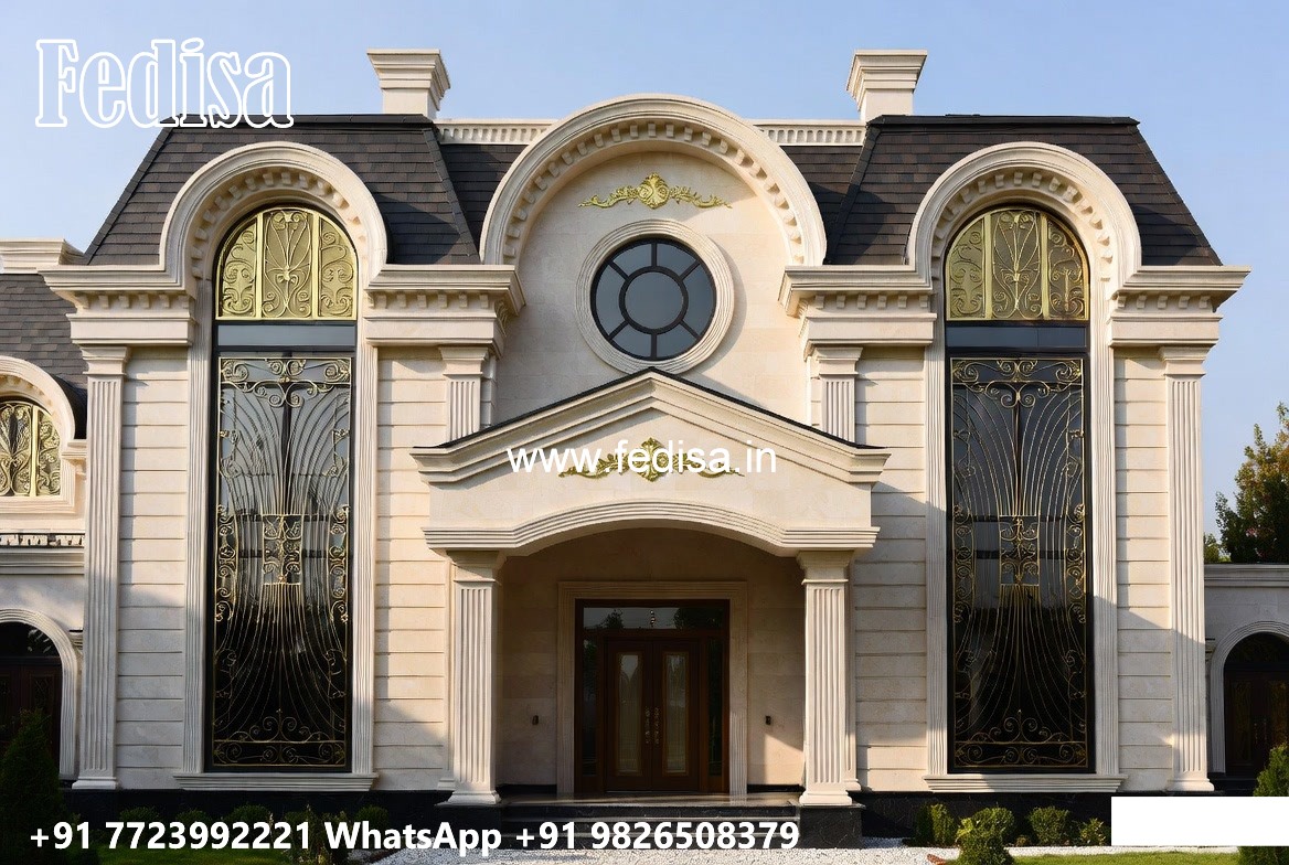 Vintage House Style Simple House Exterior Design No-4443