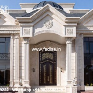 Luxury Classic Living Room Home Design Single Floor No-4458