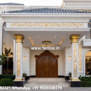 European Style Villa 2 Bhk House Plans At 800 Sqft No-4518