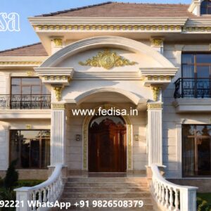 Traditional House Facade Modern Office Decor No-4608