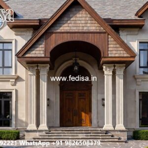 Traditional Landscaping Ideas Brick Wall Designs Front House No-4624
