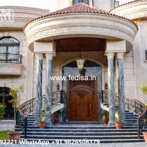 Luxury Front Elevation Villa 150 Gaj House Design No-4649
