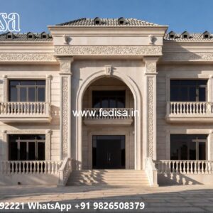 Symmetrical Villa Architecture Modern Home Bar No-4651