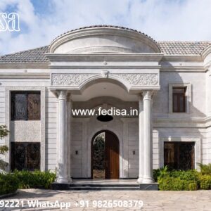 Luxury Villa Landscaping 1 Storey House Design No-4662