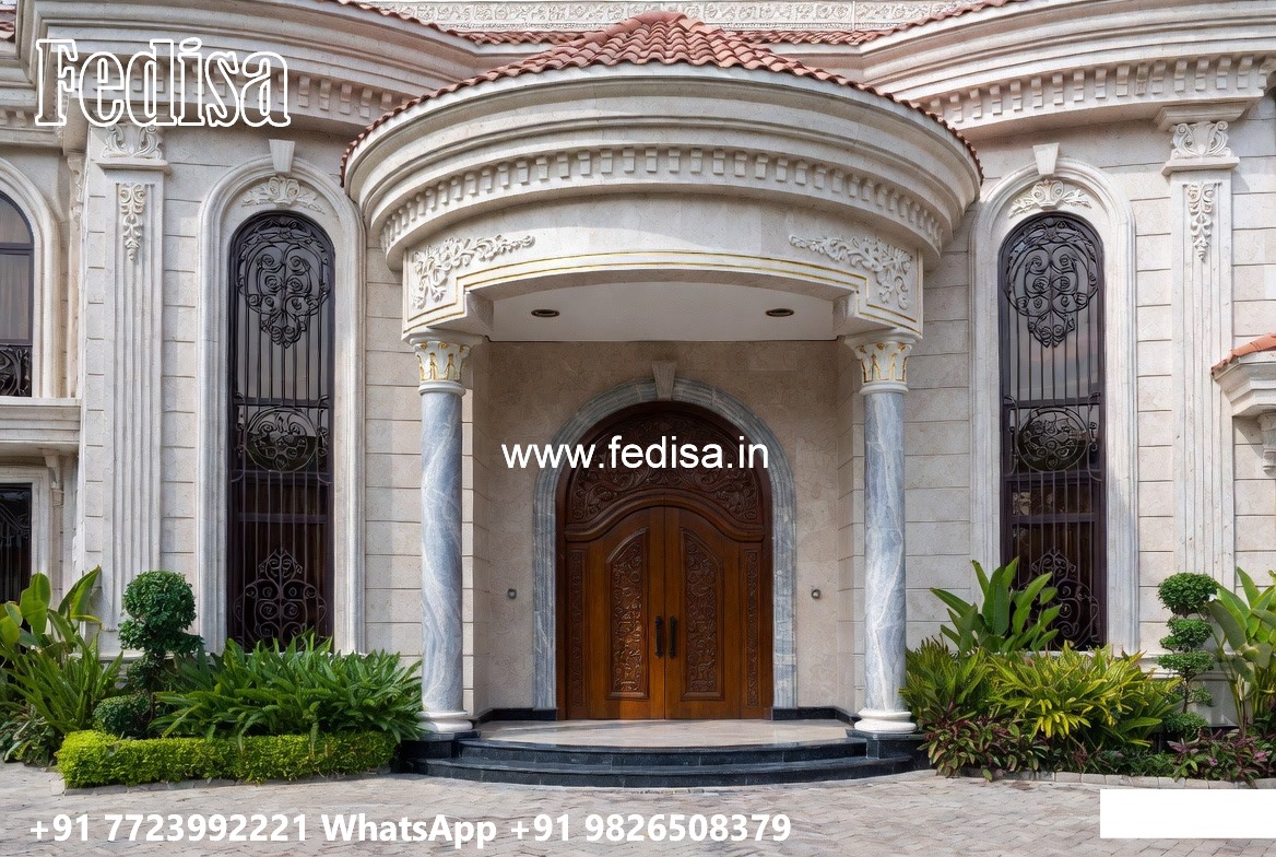 Villa Courtyard Design Wall Mirror Ideas No-4663