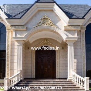 Classic Villa Design With Swimming Pool Low Cost House Plans No-4671