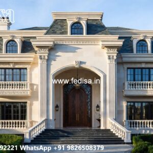 Elegant Classic Villa Interior Ideas Pooja Room Model No-4672