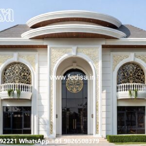 Luxury Classic House Stone House Design No-4686