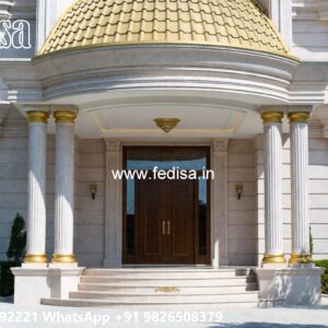 Classic Front Elevation Decoration House No-4732