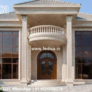 Backyard Design Classic Home Small Villa Design No-4748