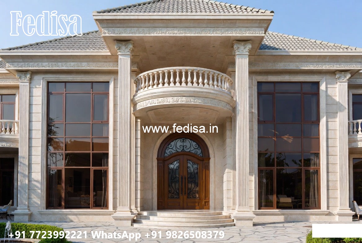 Backyard Design Classic Home Small Villa Design No-4748