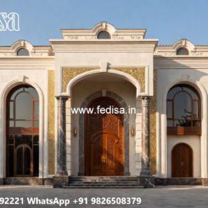 Classic Home Design With Garden Pooja Room Interior Design No-4757