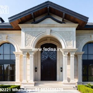 Luxury Classic Villa Home Terrace Design No-4760
