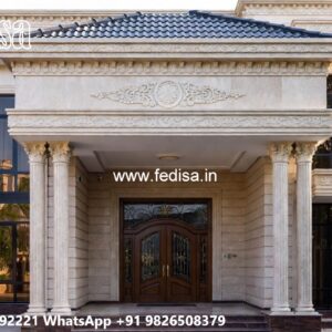 Elegant Villa Design Main Entrance Design No-4764