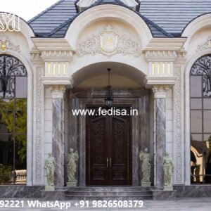 Vintage Villa Style Modern Mandir Design For Home No-4765