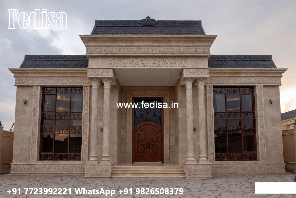 Heritage Style Villa Exterior Small Modern Homes No-4772