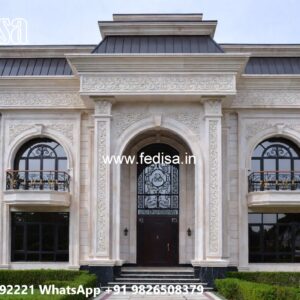 Traditional Interior Decoration Villa House Tower Design No-4777