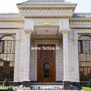 Classic Outdoor Patio Villa Entryway Design Ideas No-4788