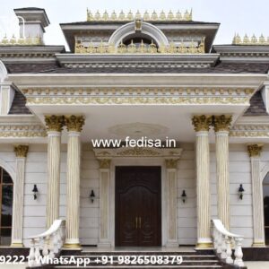 Classic Villa Front Elevation Design Modern House Design Ideas No-4796