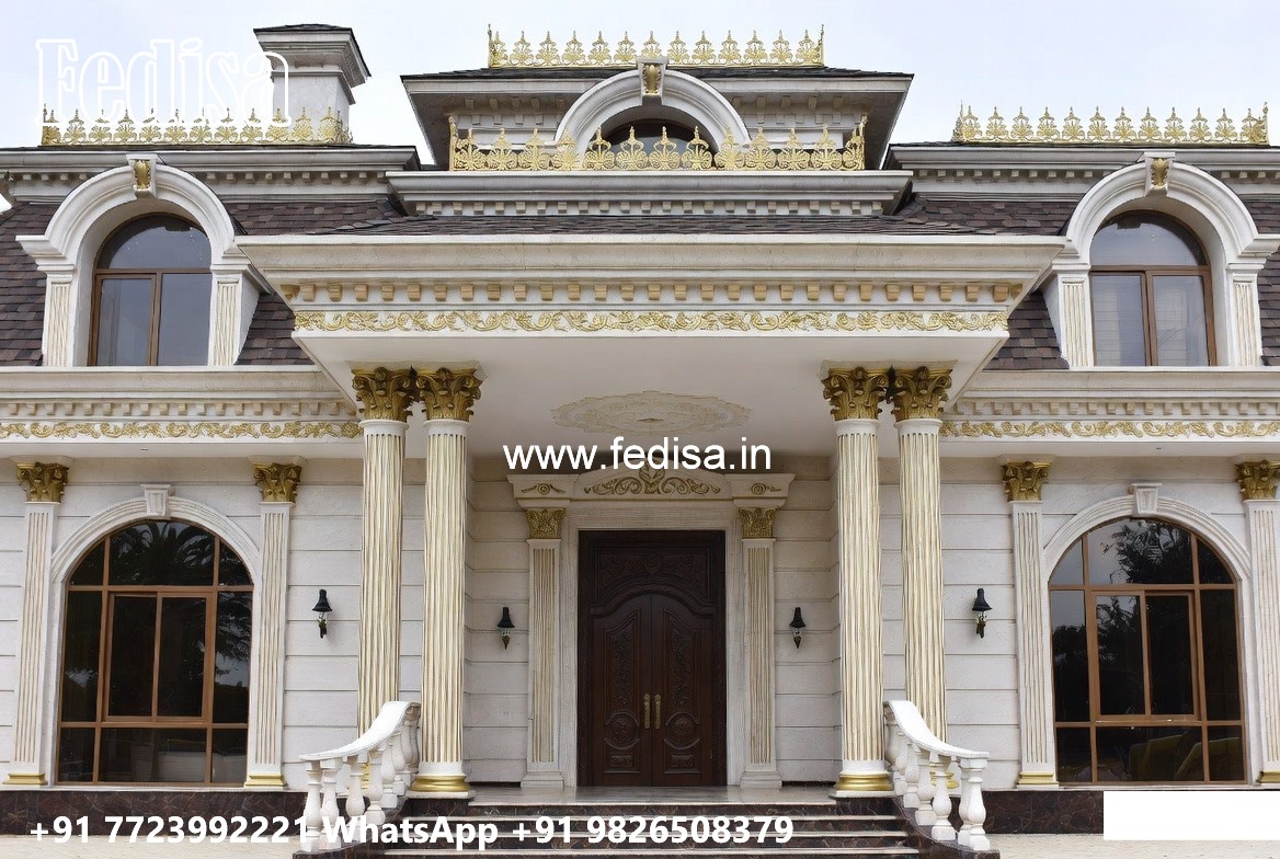 Classic Villa Front Elevation Design Modern House Design Ideas No-4796