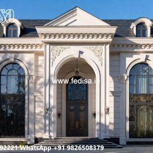 Traditional House Facade Simple House Balcony Design No-4852