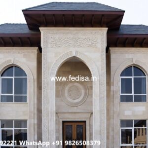 Classic Front Elevation Hygge Interior Design No-4854