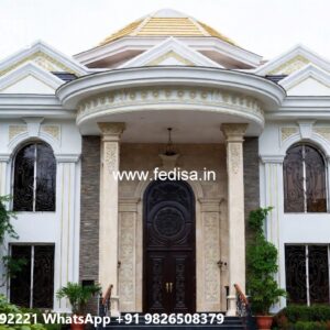 Patio Design Traditional Home Double Storey Houses With Balcony No-4871