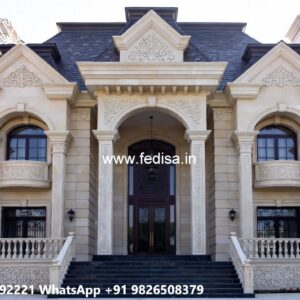 Luxury Classic Villa House Plans With Front Porch No-4882