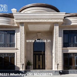 Classic Villa Exterior Modern Farmhouse Architecture No-4889