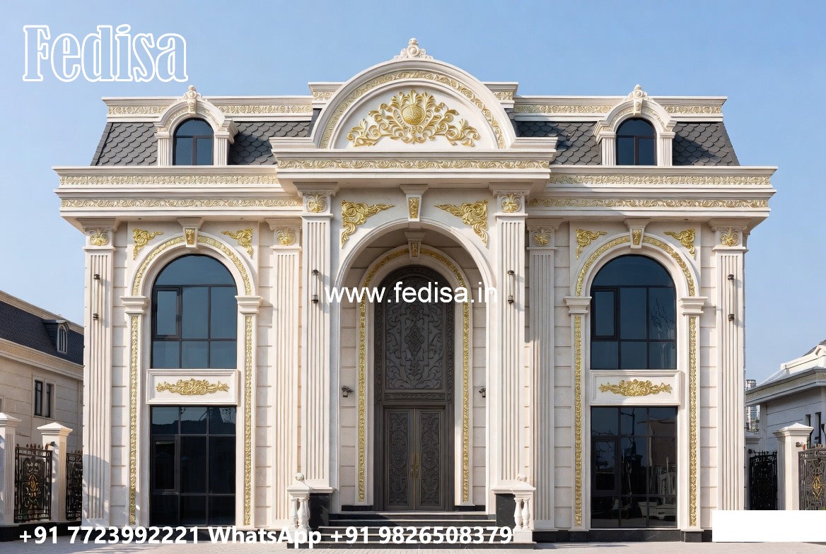 Vintage Luxury Interiors Single Story Home Design No-4902