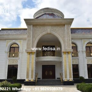 Classic Mediterranean Villa Style Homes Single House Front Design No-4914