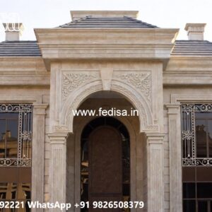 Classic Villa Front Elevation Design Big House Plans No-4918
