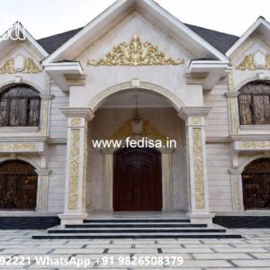 House With Columns Exterior Simple Bungalow House Design With Terrace No-4940