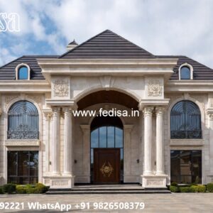 Marble Flooring Home Modern Single Floor House Design No-4949
