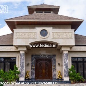 Traditional Villa Architecture Latest Arch Designs For Hall No-5005